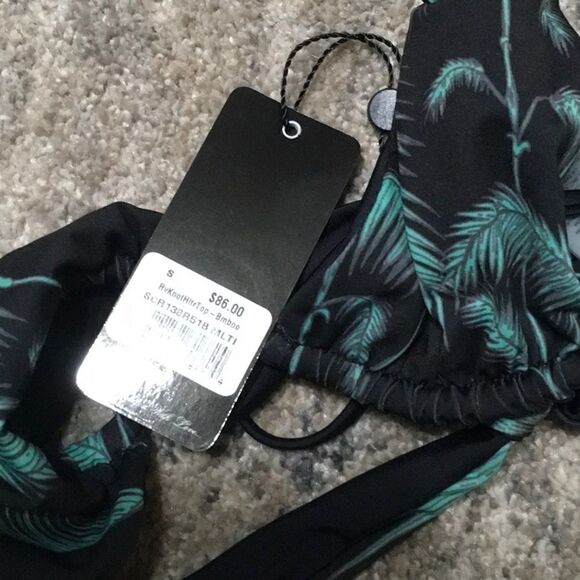 WILDFOX reversible palm leaf bikini. Small. NWT - Picture 5 of 6